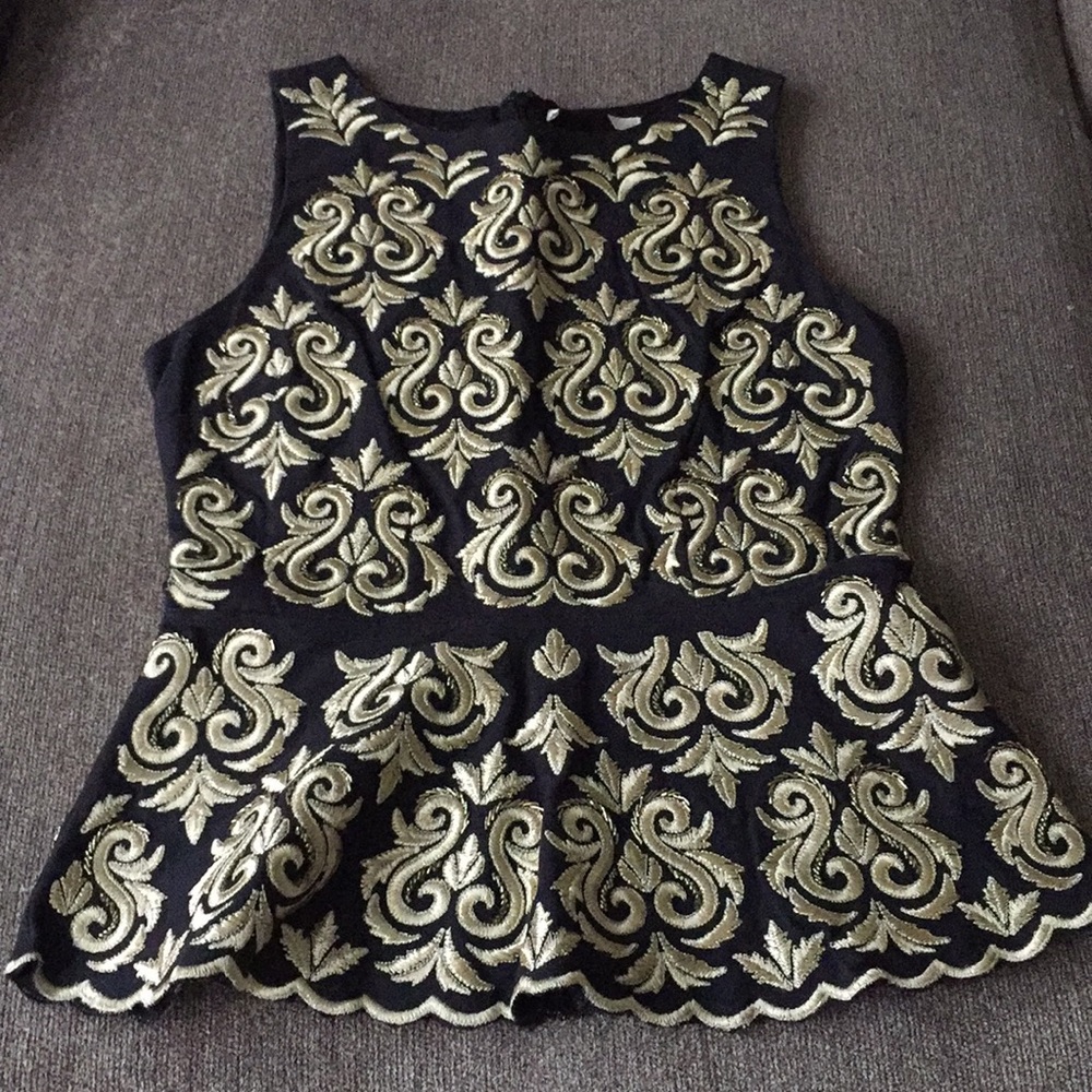 Boston Proper Sleeveless Peplum